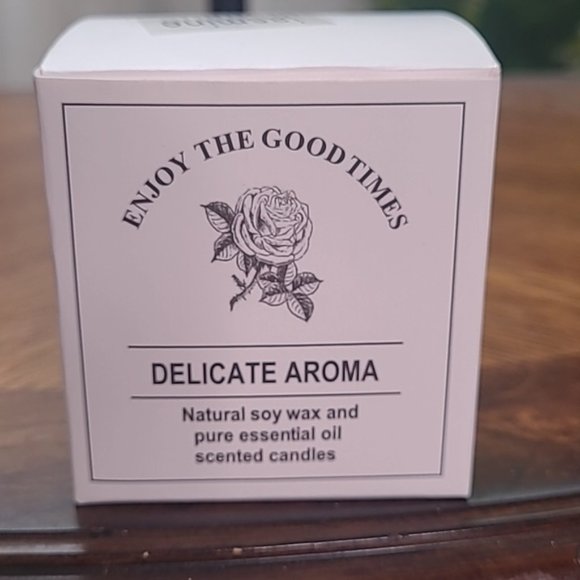 New in box! You're Awesome white jar candle natural soy wax Blackberry Basil - Picture 3 of 4